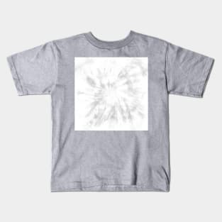 Gray Marble Tie-Dye Kids T-Shirt